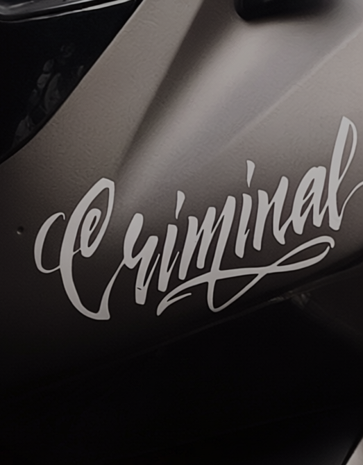 Criminal – Premium Motosiklet Sticker
