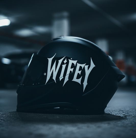 WIFEY – Motosiklet Kask Sticker