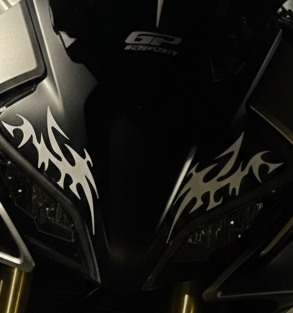 Twin Scar – Premium Motosiklet Sticker