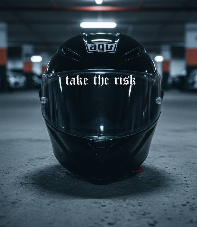 take the risk - Minimal Sticker