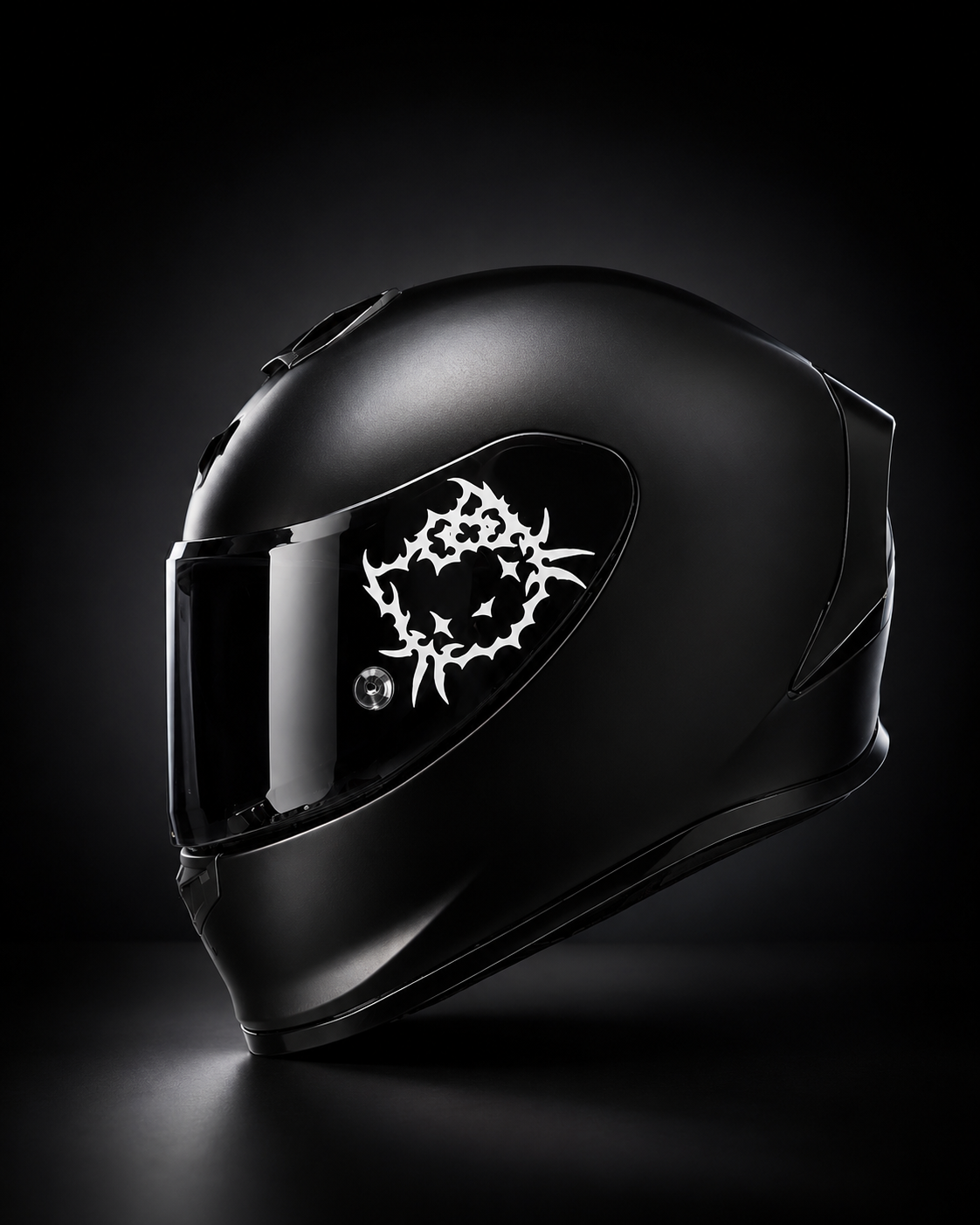 Dark Kitty Vizör Sticker | Premium Vinil | Etchmaker
