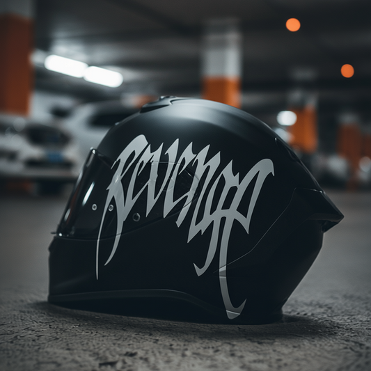 REVENGE Kask Sticker | Motosiklet Kask Sticker
