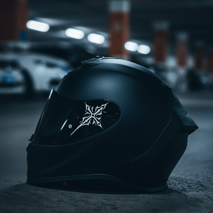 HAÇ Kask Sticker | Motosiklet Kask Sticker