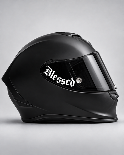 BLESSED 2.0 — Kask Stickerı ürün görseli
