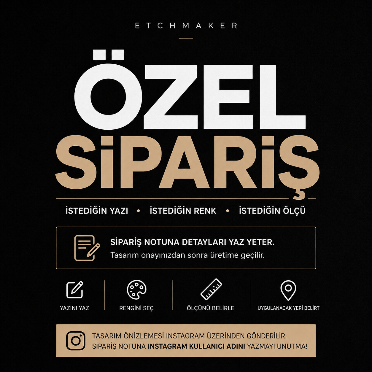 Özel Sipariş Sticker