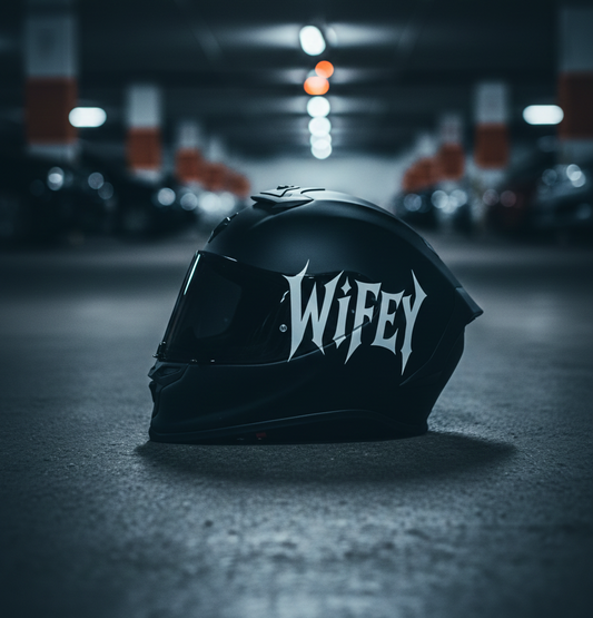 WIFEY – Motosiklet Kask Sticker