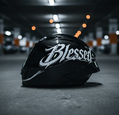 BLESSED – Motosiklet Kask Sticker