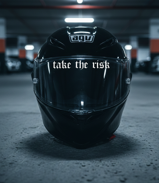 take the risk - Minimal Sticker
