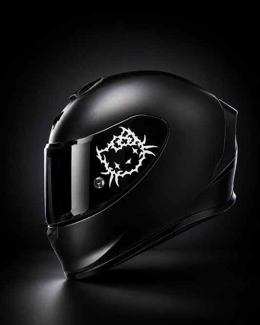 Dark Kitty Vizör Sticker | Premium Vinil | Etchmaker