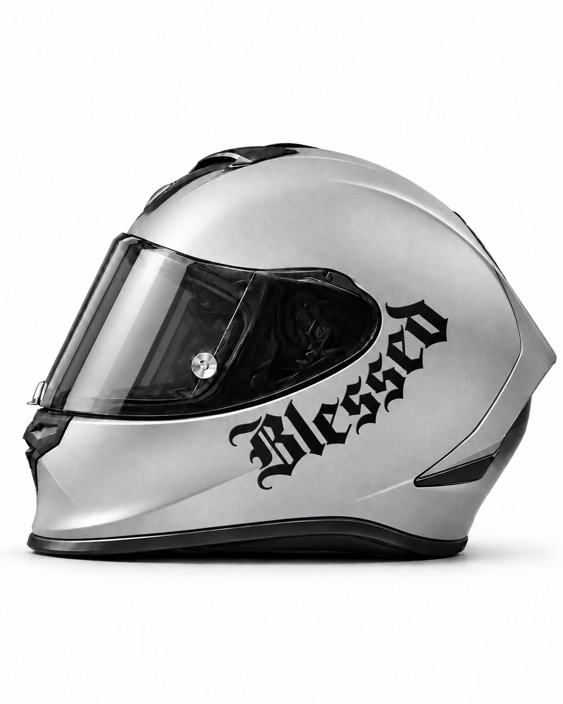 BLESSED 2.0 | Kask Stickerı | Siyah | Açık gri kask
