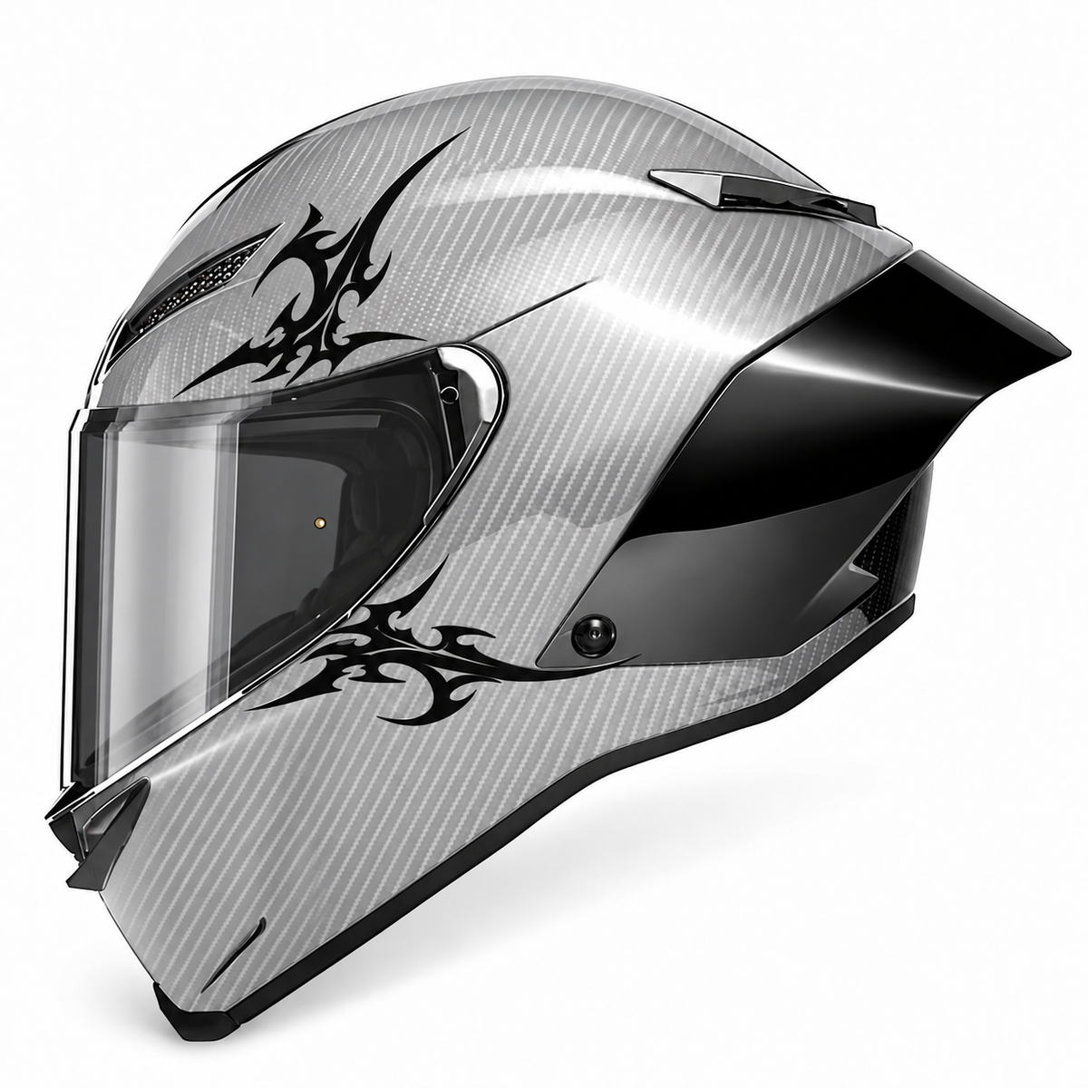 TRIBAL BOW | Sticker | Siyah | Açık gri kask