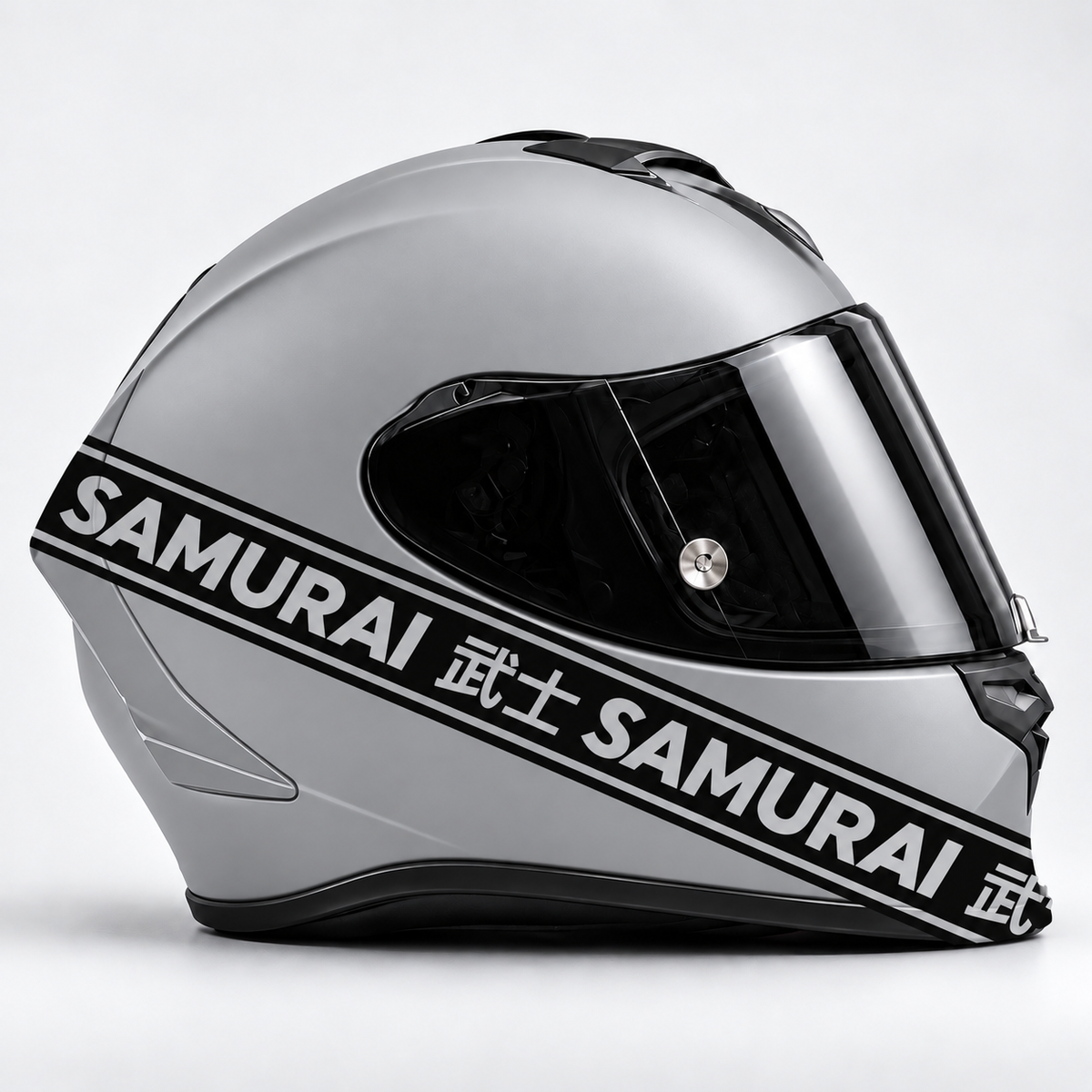 SAMURAI | Siyah | Kask üzerinde uygulama