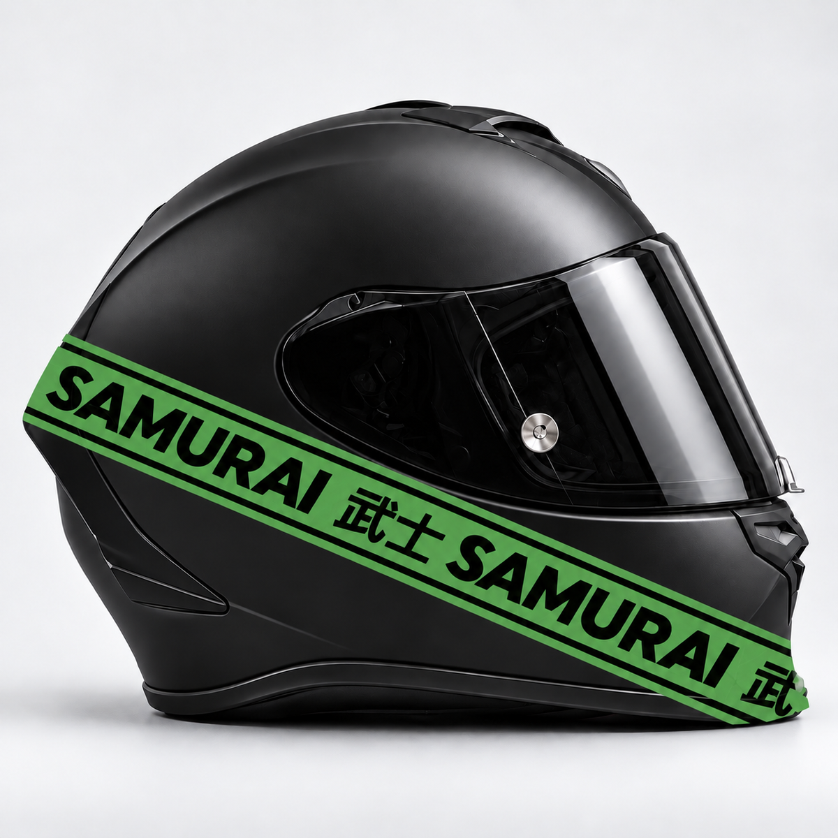 SAMURAI | Yeşil | Kask üzerinde uygulama
